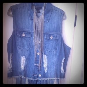 Denim vest & Pants